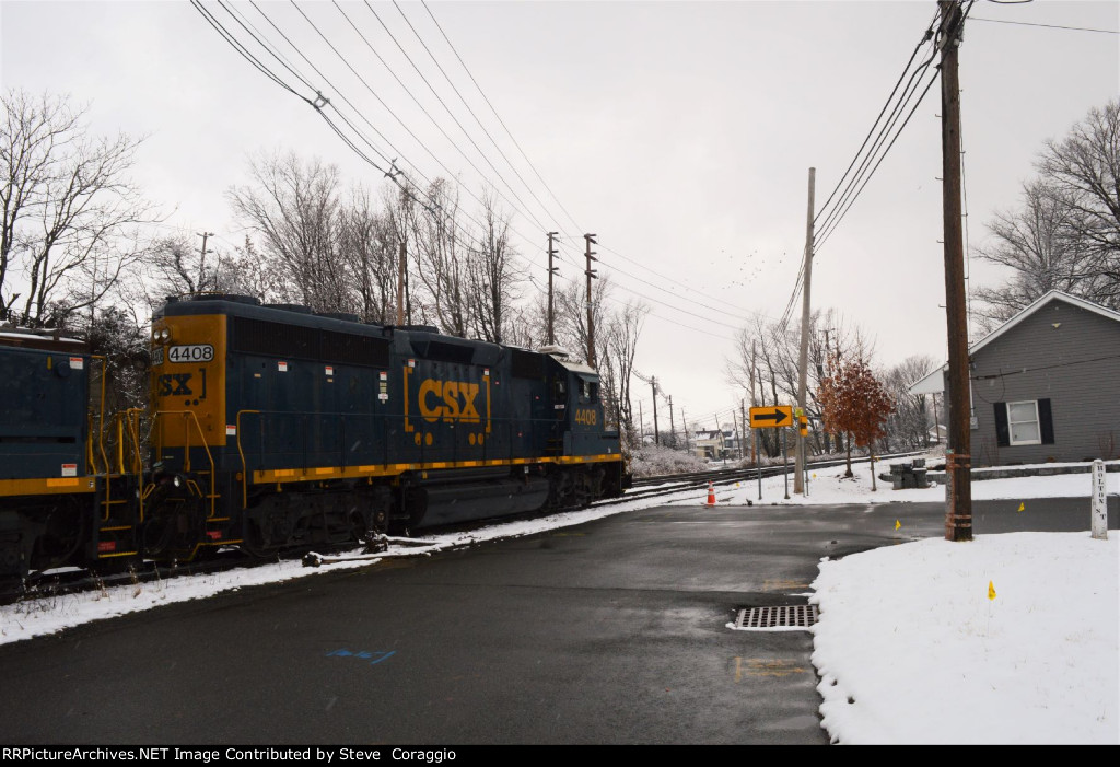 Long Hood to cab Shot CSX 4408